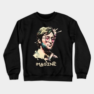 John Lennon - Aesthetic Painting Crewneck Sweatshirt